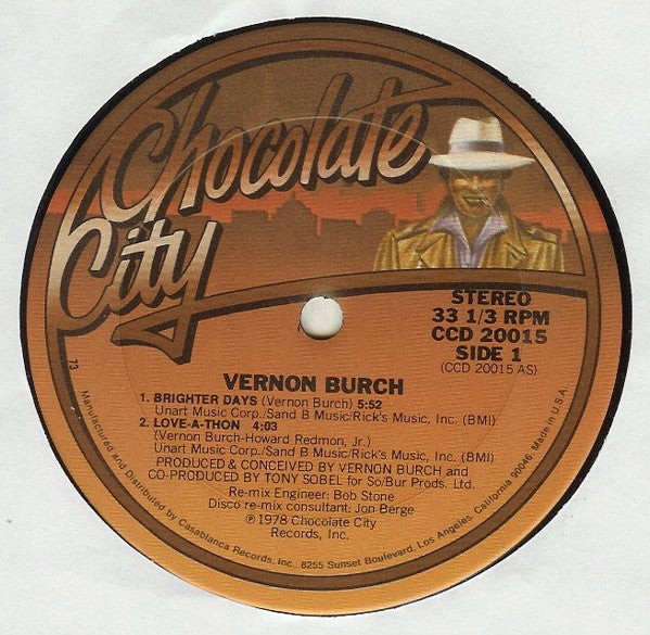 Vernon Burch : Brighter Days / Love-A-Thon (12", S/Sided)