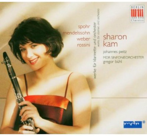 the album cover for Rossini/Spohr/Von Weber/Bartho - Sharom Kam Plays Concerti