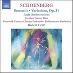the album cover for Robert Craft - Serenade Variations Op 31