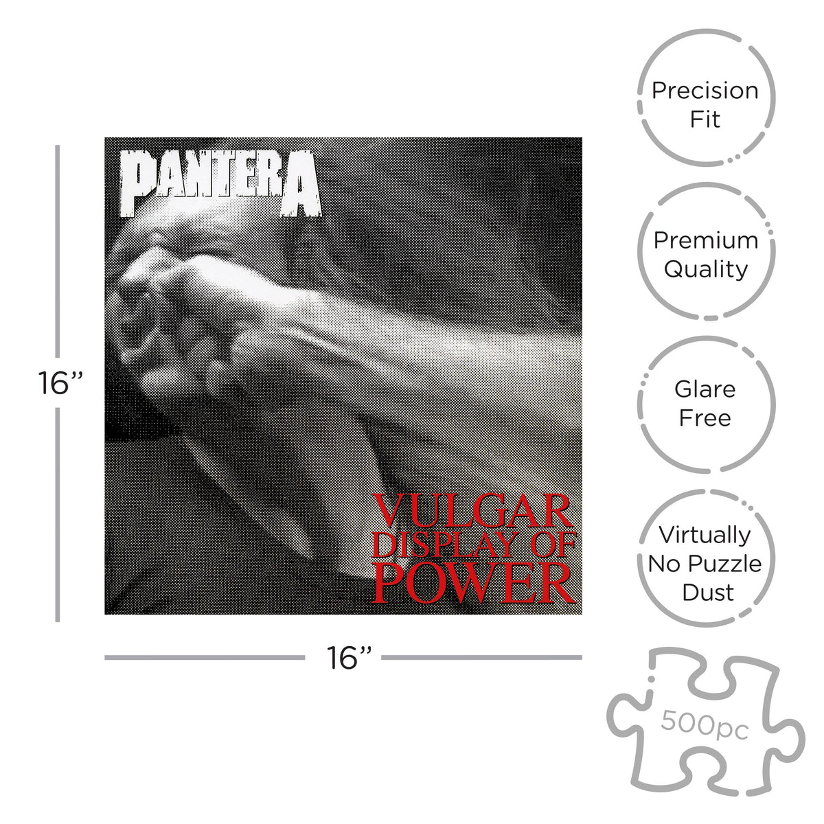 Pantera Vulgar Display Of Power (500 Piece Jigsaw Puzzle)