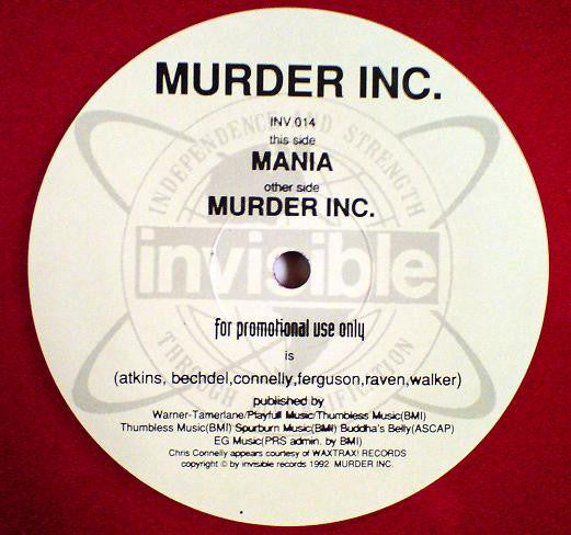 Murder Inc. (2) : Mania / Murder Inc. (12", Promo, Red)
