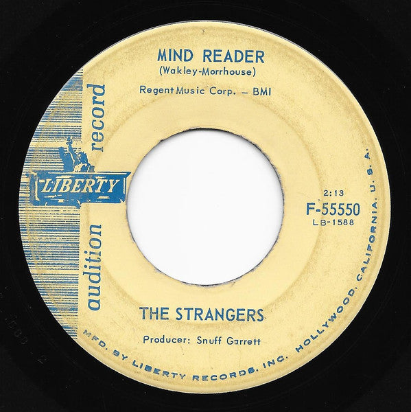 The Strangers (17) : Mind Reader / Card Shark (7", Single, Promo)