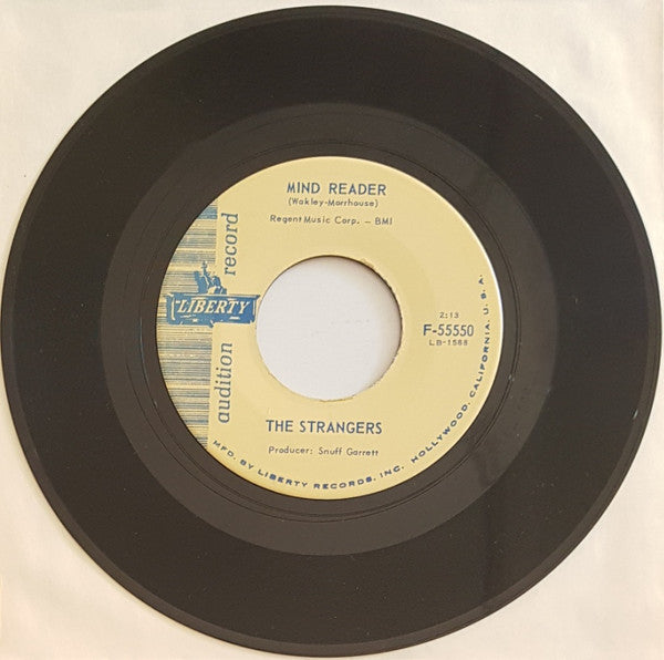 The Strangers (17) : Mind Reader / Card Shark (7", Single, Promo)