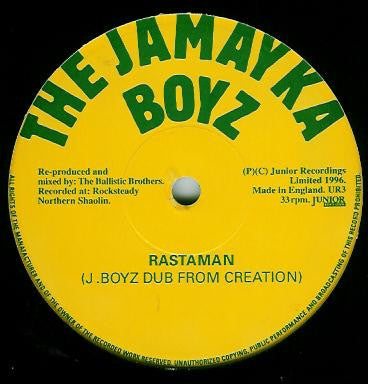 The Jamayka Boyz* : Rastaman (10", S/Sided)