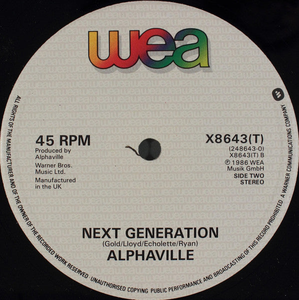Alphaville : Universal Daddy (Aquarian Dance Mix) (12")