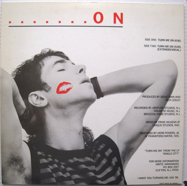 Doug Wain* : Turn Me On (12", Single, Promo)