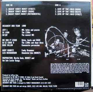Decadent Dub Team : Money ≠ Gold (12")