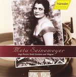 the album cover for META SEINEMEYER - Meta Seinemeyer Sings Puccini Verdi Giordano Wagner