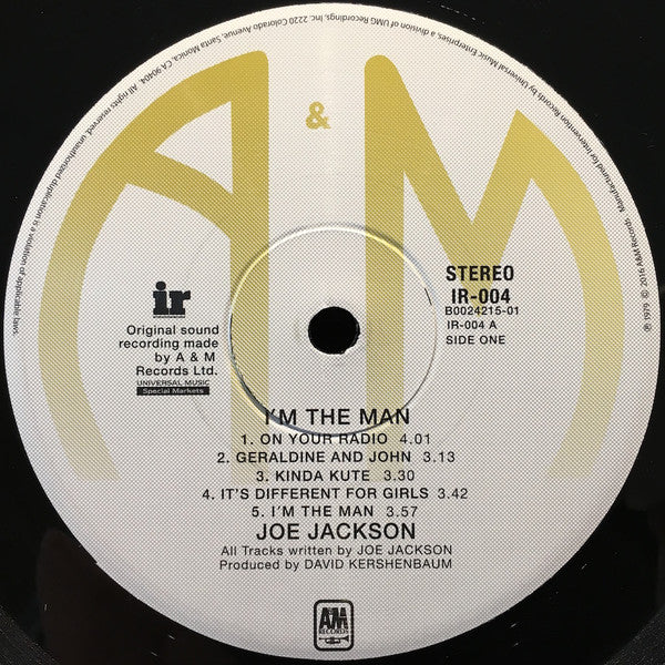 Joe Jackson : I'm The Man (LP, Album, RE, 180)