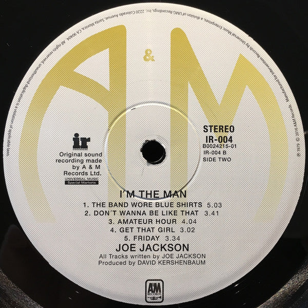 Joe Jackson : I'm The Man (LP, Album, RE, 180)