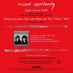 Daryl Hall & John Oates : Missed Opportunity (CD, Single, Promo)