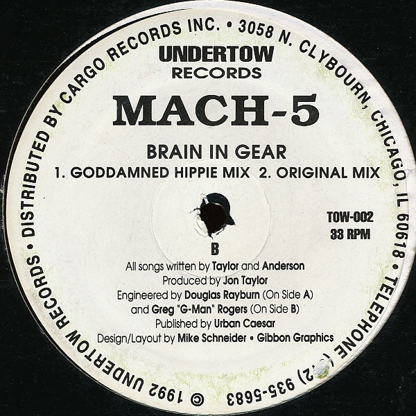 Mach-5 : Underworld U.S.A. (12")