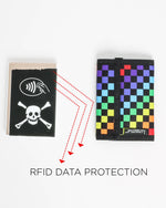 80705: 80年代風ウォレット | 二つ折り RFID | INDY RAINBOW