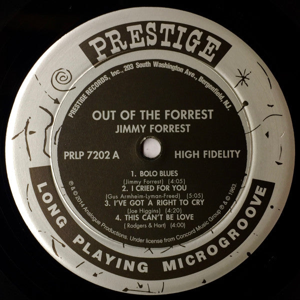 Jimmy Forrest : Out Of The Forrest (LP, Album, Ltd, RE, RM, 200)