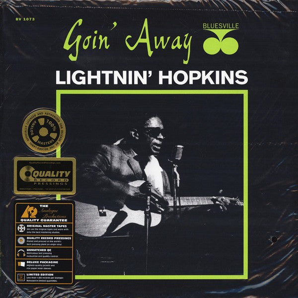 Lightnin' Hopkins : Goin' Away (LP, Album, Ltd, Num, RE, RM, 200)