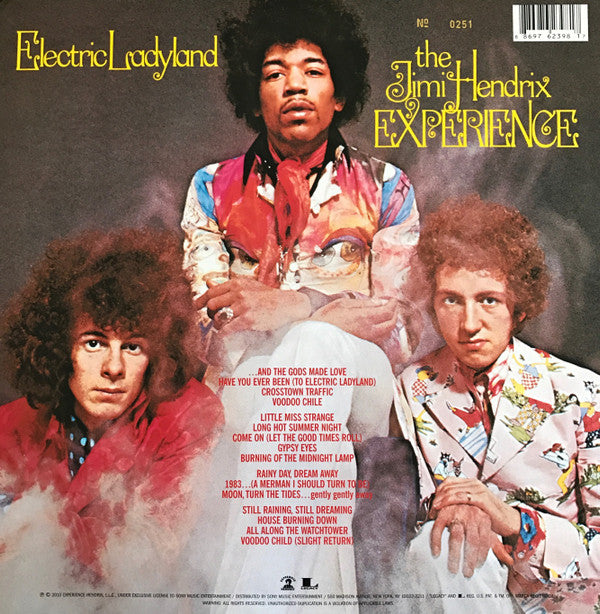 The Jimi Hendrix Experience : Electric Ladyland (2xLP, Album, Ltd, Num, RE, RM, Blu)