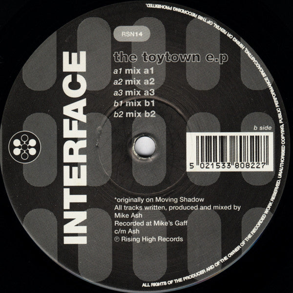 Interface : The Toytown E.P (12", EP)