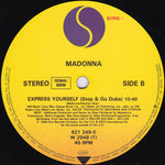 Madonna : Express Yourself (12", Maxi, Als)