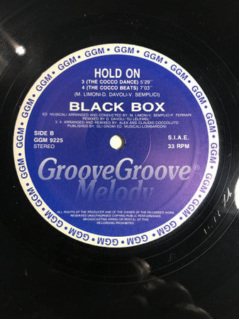 Black Box : Hold On (12")