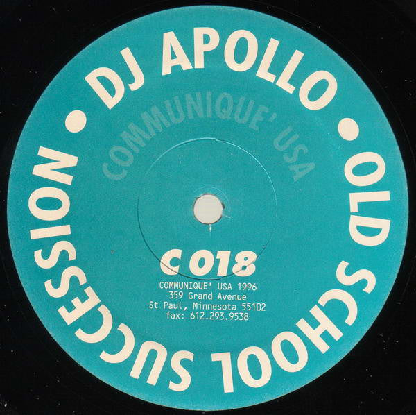 DJ Apollo : Old School Succession (12")