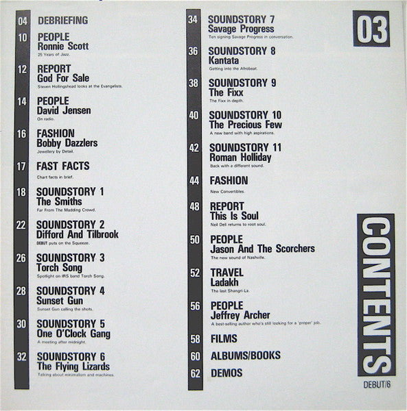 Various : Debut LP Magazine - Issue 06 (LP, Comp)