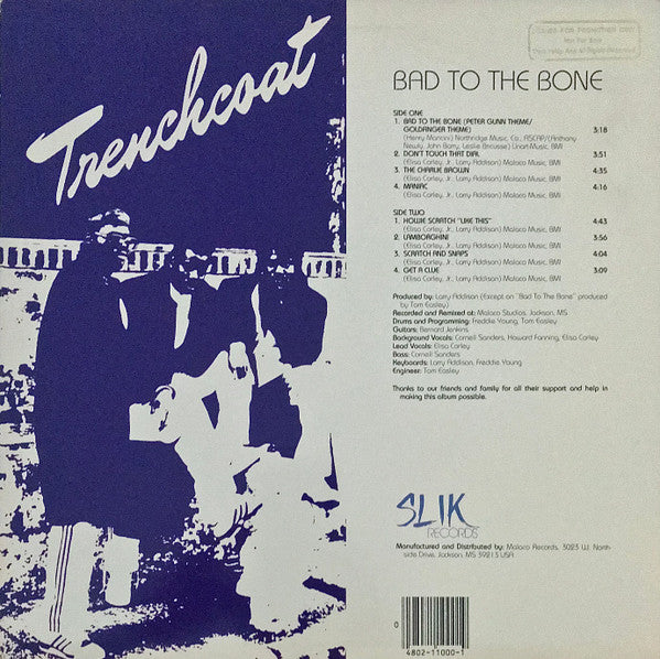 Trenchcoat : Bad To The Bone (LP, Album)