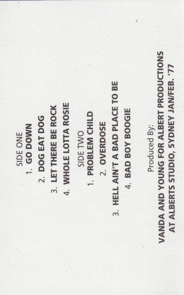 AC/DC : Let There Be Rock (Cass, Album, RE, RM, SR)