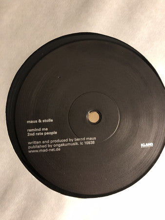 Maus & Stolle : For Your Ears Only (12", EP)