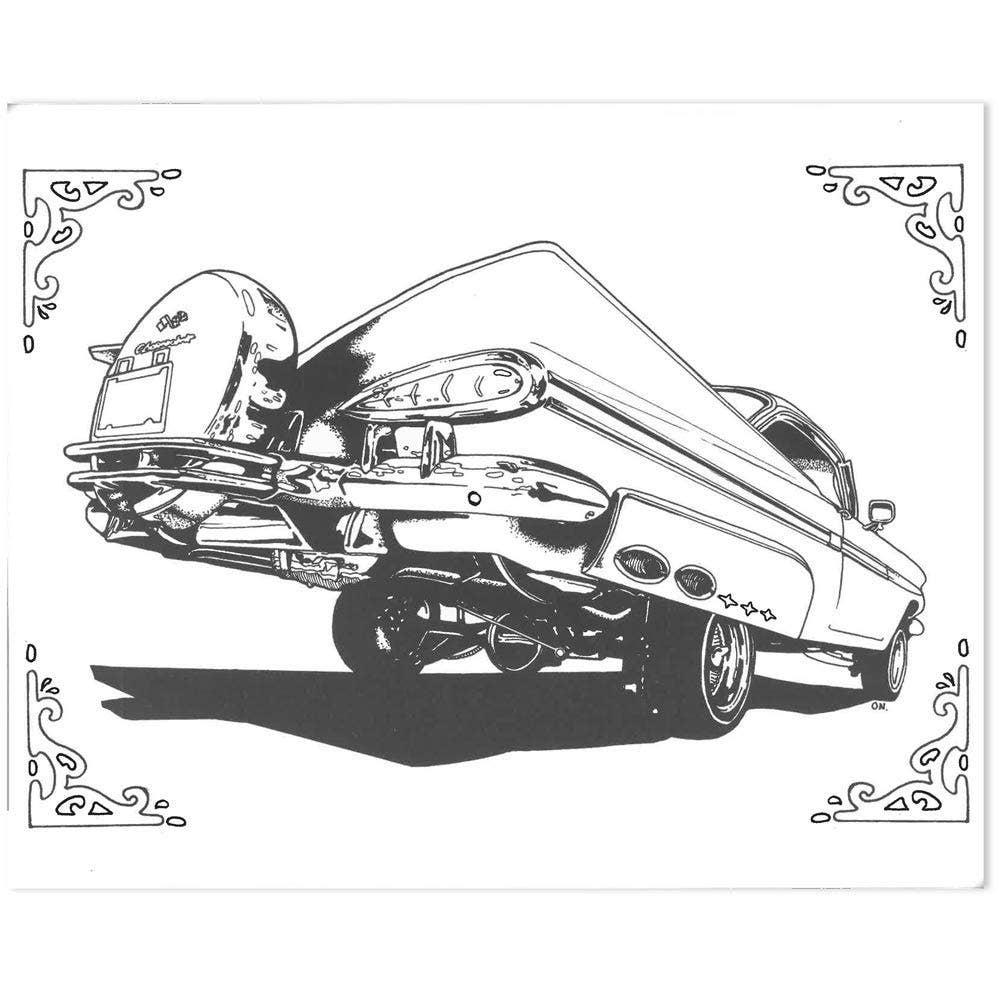 Oscar Nilsson - Lowrider Coloring Book (Coloring Book)