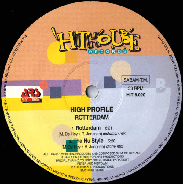 High Profile : Rotterdam (12")