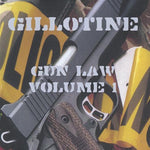 the album cover for Gillotine - Gun Law