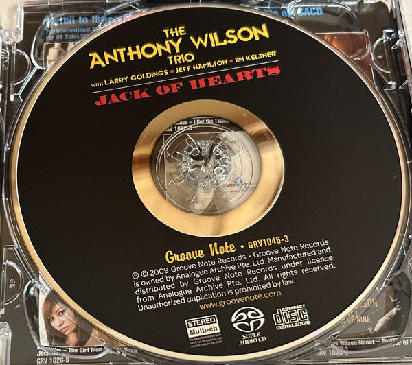 The Anthony Wilson Trio : Jack Of Hearts (SACD, Hybrid)