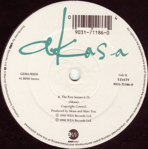Akasa : Kama Sutra (12", Maxi)