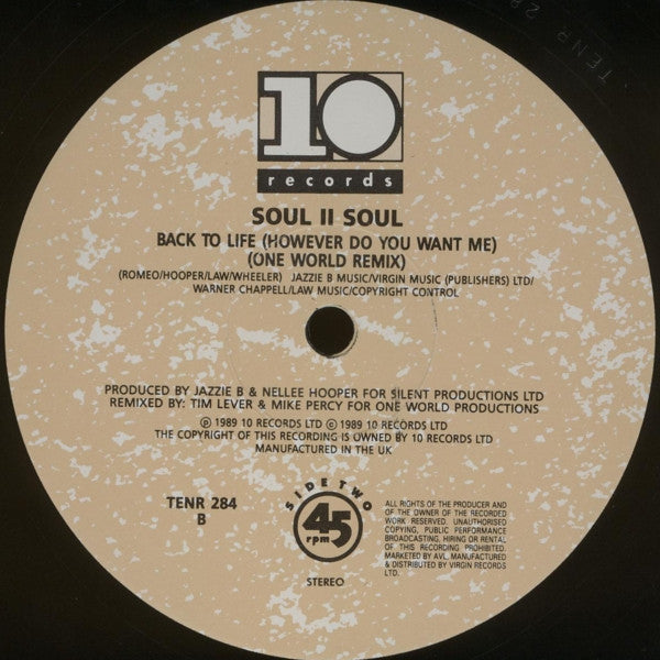 Soul II Soul : Get A Life (12")