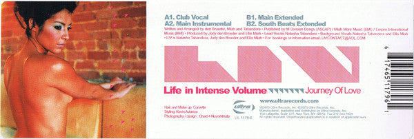 LIV (Life In Intense Volume)* : Journey Of Love (12")