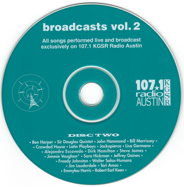 Various : Broadcasts Vol. 2 (2xCD, Ltd, Transcription)