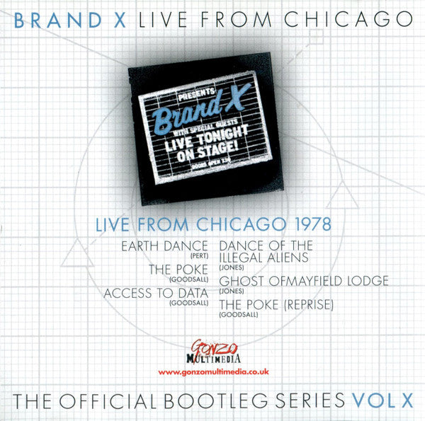 Brand X (3) : Live From Chicago (CD)