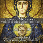 the album cover for Seraphic Fire - Vespers of the Blessed Virgin 1610
