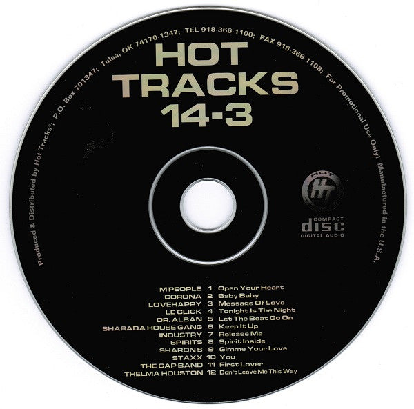 Various : Hot Tracks 14-3 (CD, Comp, Promo)