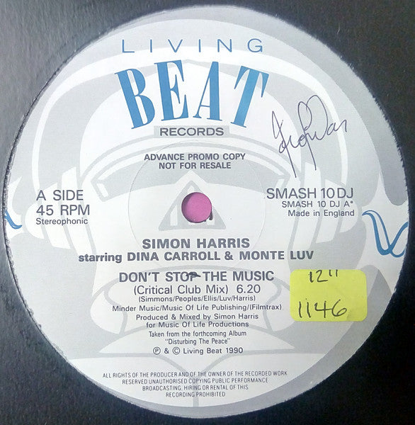 Simon Harris : Don't Stop The Music (12")