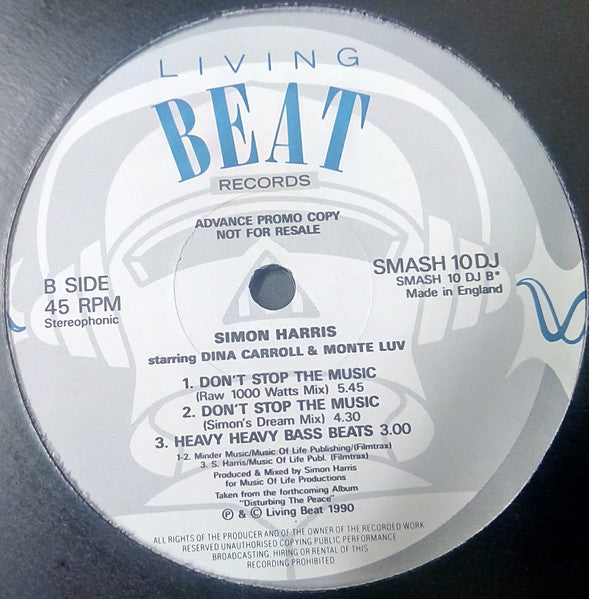Simon Harris : Don't Stop The Music (12")