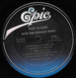 The Clash : Give 'Em Enough Rope (LP, Album, RE, RP, Car)