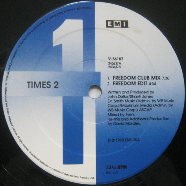Times 2* : Set Me Free (12")