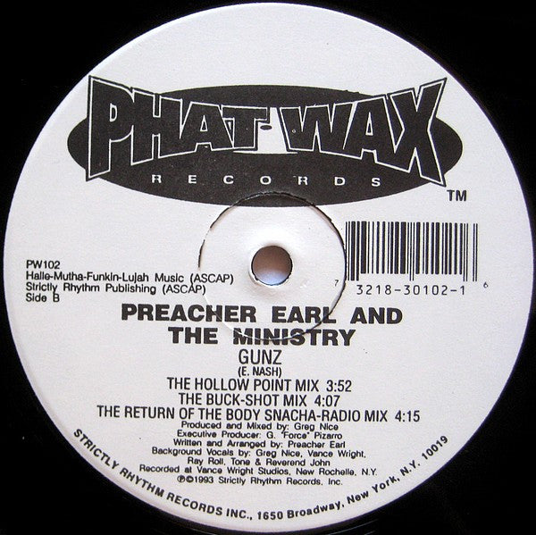 Preacher Earl & The Ministry : Return Of The Body Snacha (12")