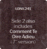 Jimmy Somerville Featuring June Miles Kingston* : Comment Te Dire Adieu (12", Single)