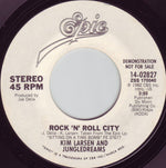 Kim Larsen And Jungledreams : Rock 'N' Roll City (7", Promo, San)