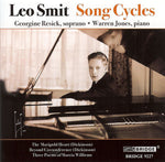 the album cover for Georgine Resick - Song Cycles