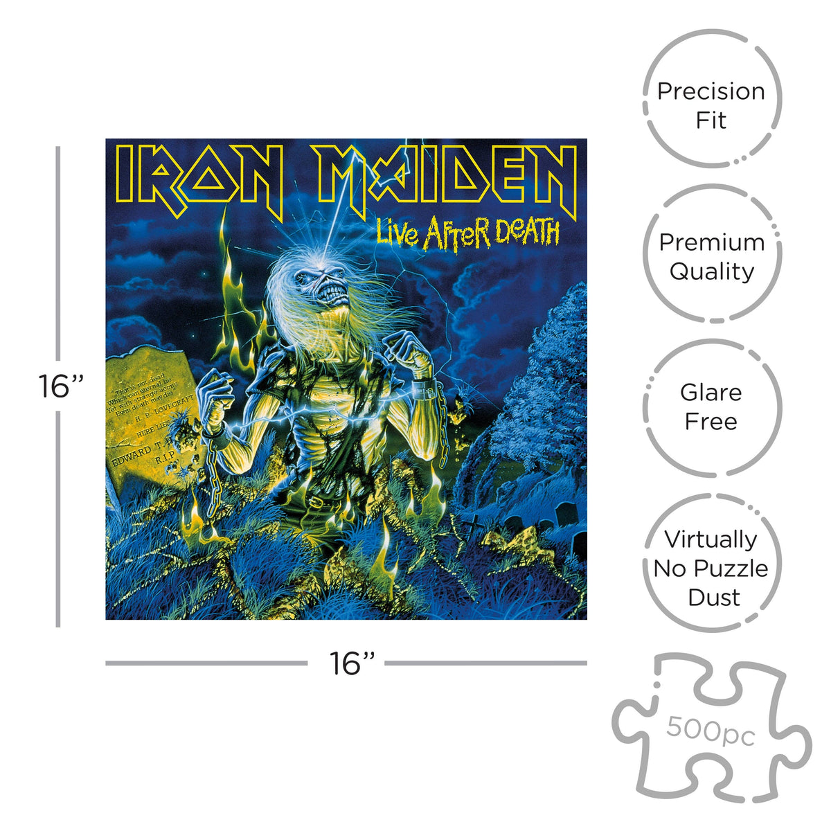 Iron Maiden: En vivo después de la muerte (rompecabezas de 500 piezas)