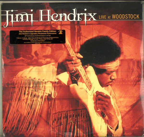 Jimi Hendrix : Live At Woodstock (3xLP, Album, Ltd, Num, 180)