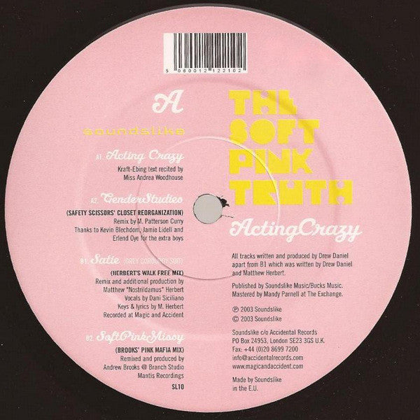 The Soft Pink Truth : Acting Crazy (12")